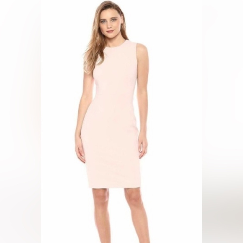 Calvin Klein Women's Scuba Crepe Sleeveless Dress